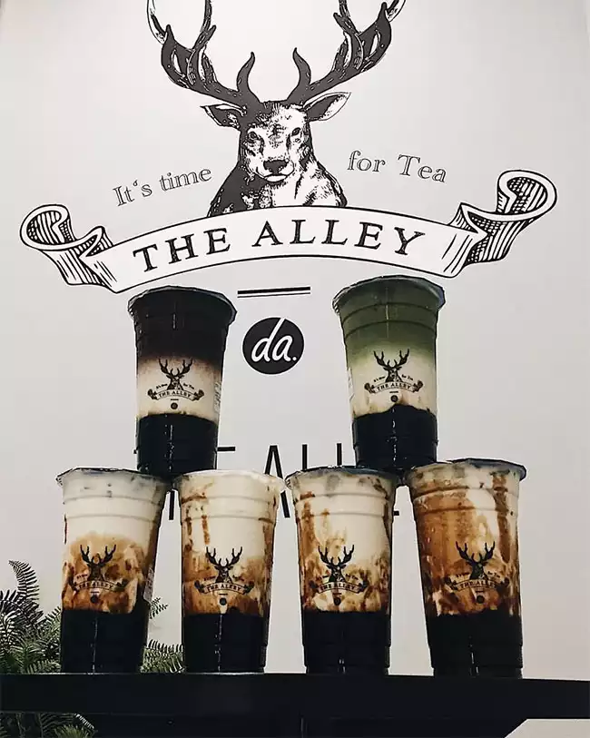 The alley là thương hiệu trà sữa thành công nhất hiện nay